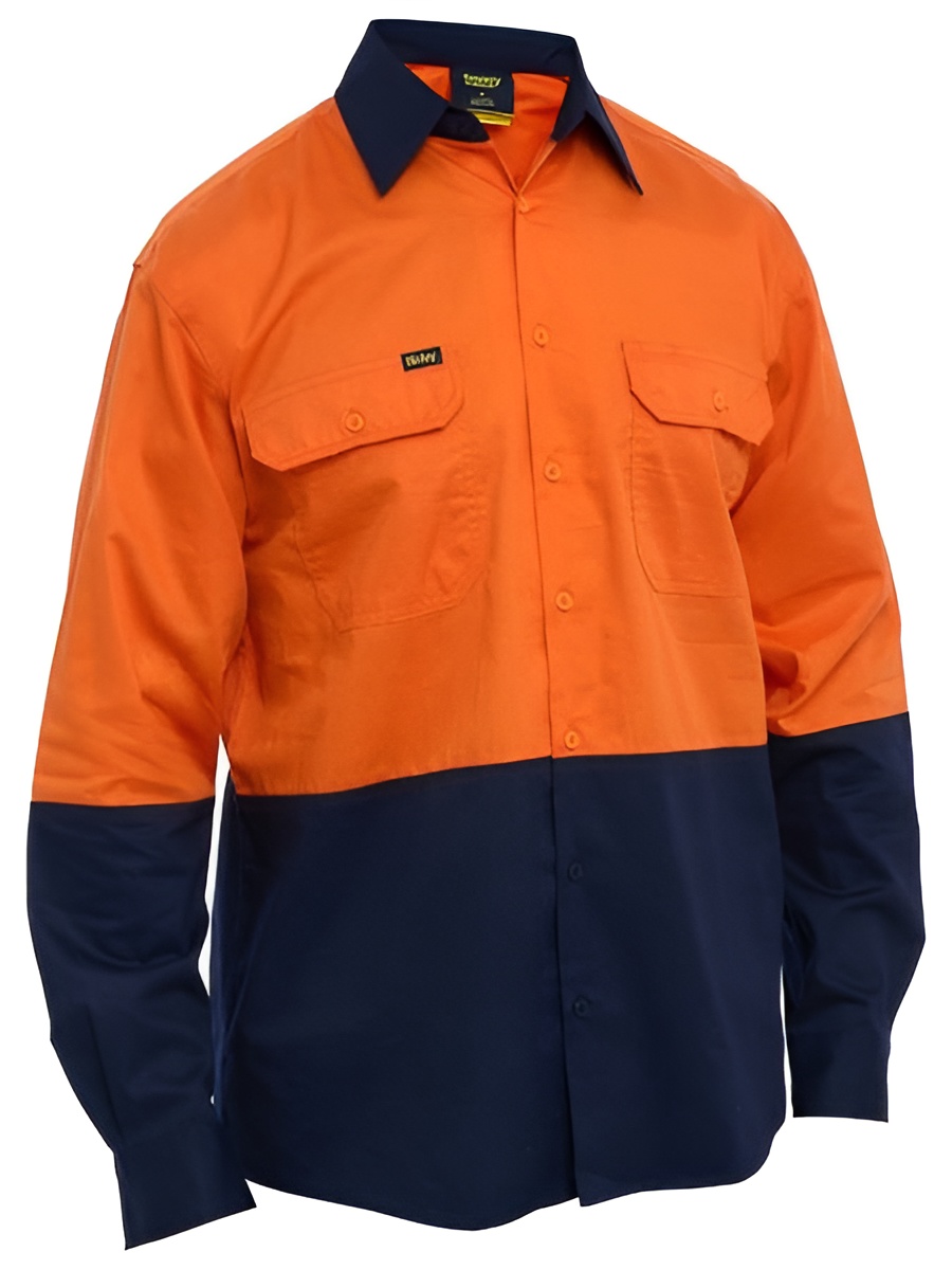 Hi Vis Cool Lightweight Drill Shirt illustration