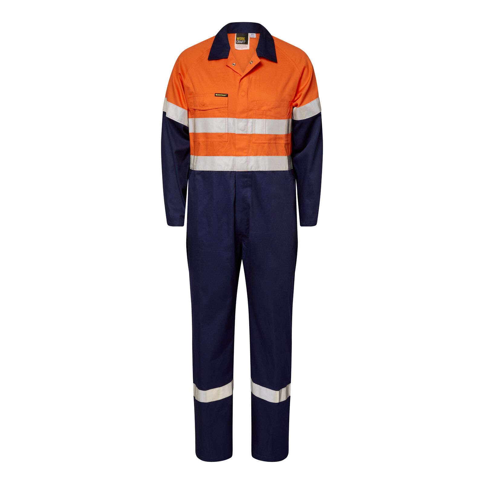 LIGHT WEIGHT HI VIS COTTON DRILL REFLECTIVE COVERALL illustration