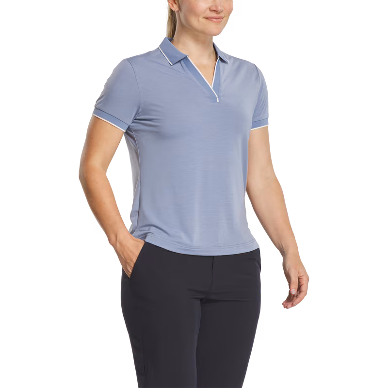Notch V-Neck Polo illustration